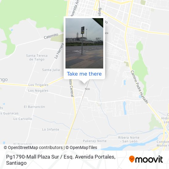 Pg1790-Mall Plaza Sur / Esq. Avenida Portales map