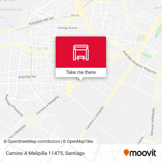 Camino A Melipilla 11475 map