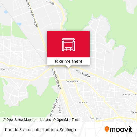 Parada 3 / Los Libertadores map