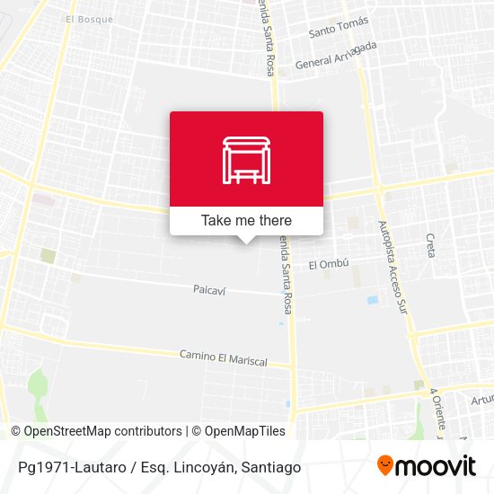 Mapa de Pg1971-Lautaro / Esq. Lincoyán
