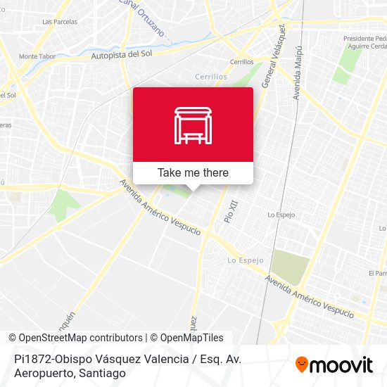 Pi1872-Obispo Vásquez Valencia / Esq. Av. Aeropuerto map