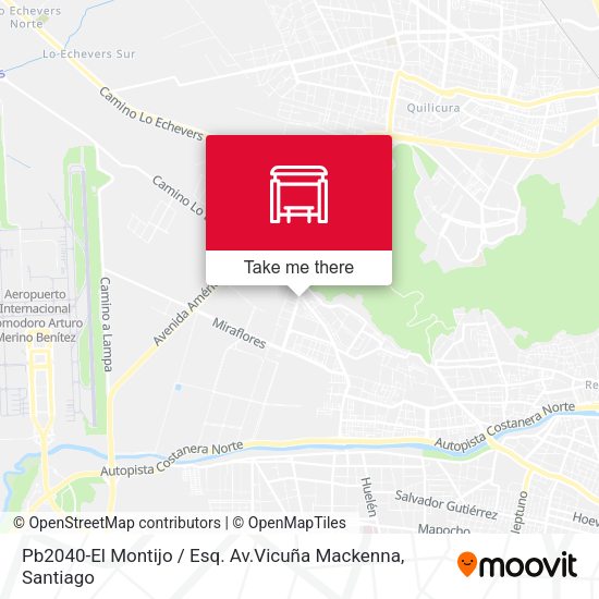 Pb2040-El Montijo / Esq. Av.Vicuña Mackenna map