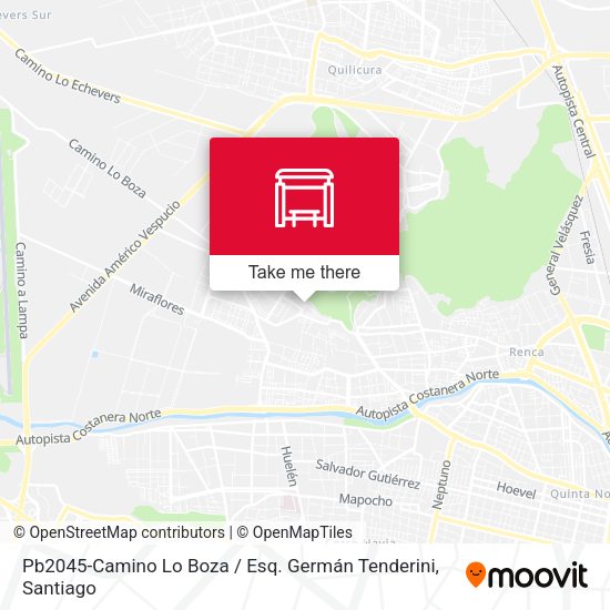 Mapa de Pb2045-Camino Lo Boza / Esq. Germán Tenderini