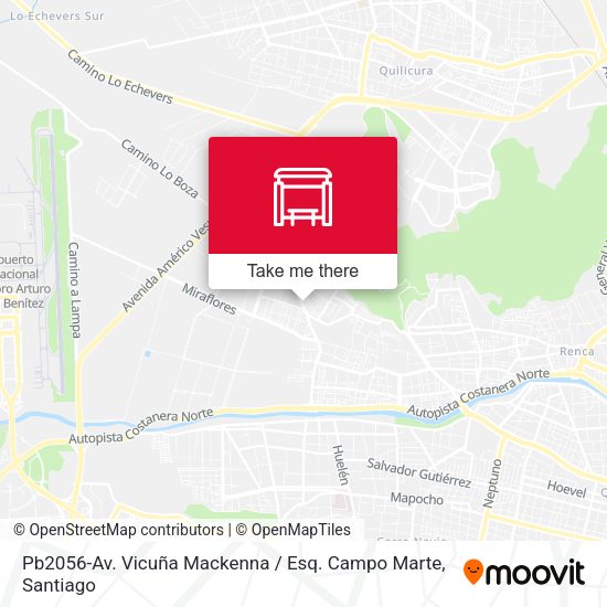 Pb2056-Av. Vicuña Mackenna / Esq. Campo Marte map