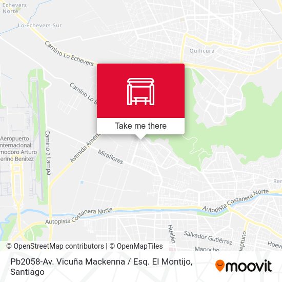 Mapa de Pb2058-Av. Vicuña Mackenna / Esq. El Montijo