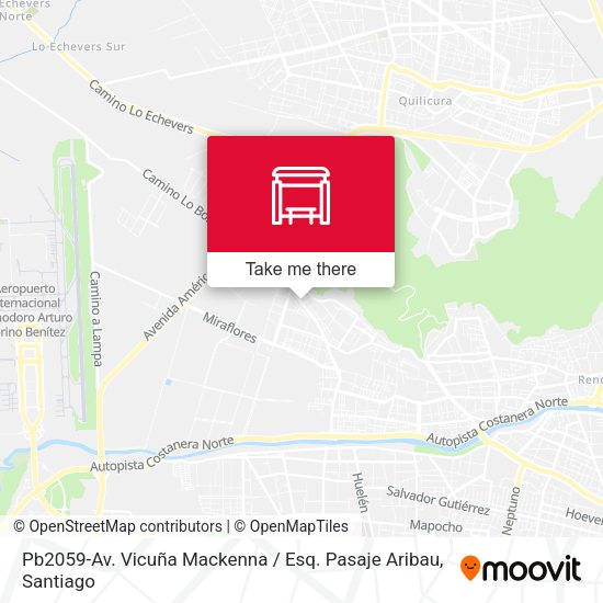 Mapa de Pb2059-Av. Vicuña Mackenna / Esq. Pasaje Aribau