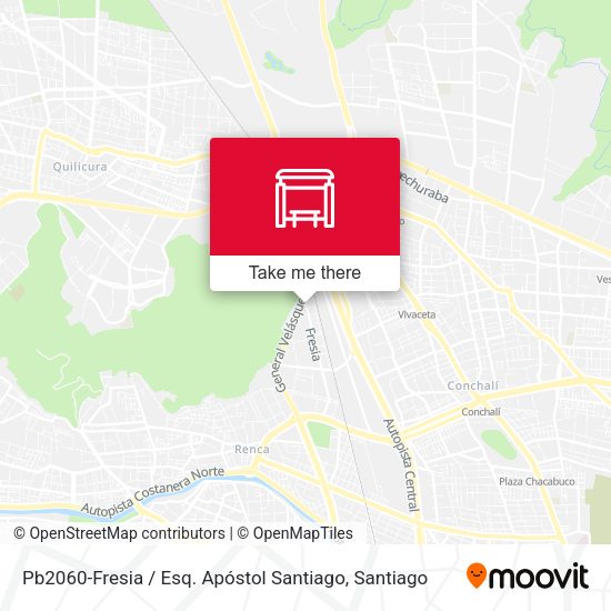 Pb2060-Fresia / Esq. Apóstol Santiago map