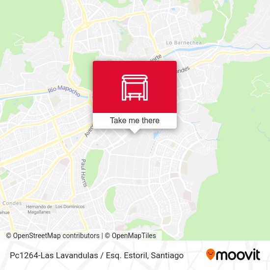 Pc1264-Las Lavandulas / Esq. Estoril map