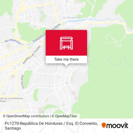 Pc1270-República De Honduras / Esq. El Convento map