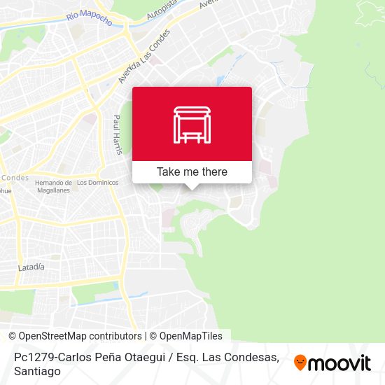 Pc1279-Carlos Peña Otaegui / Esq. Las Condesas map