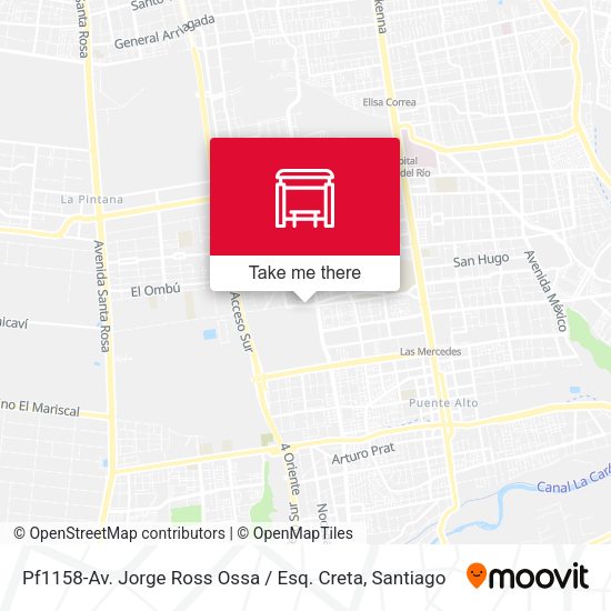 Pf1158-Av. Jorge Ross Ossa / Esq. Creta map