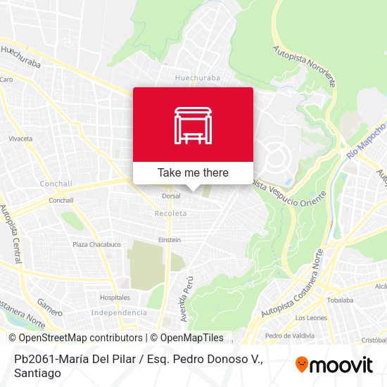 Mapa de Pb2061-María Del Pilar / Esq. Pedro Donoso V.