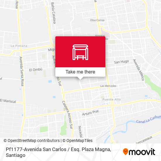 Pf1177-Avenida San Carlos / Esq. Plaza Magna map