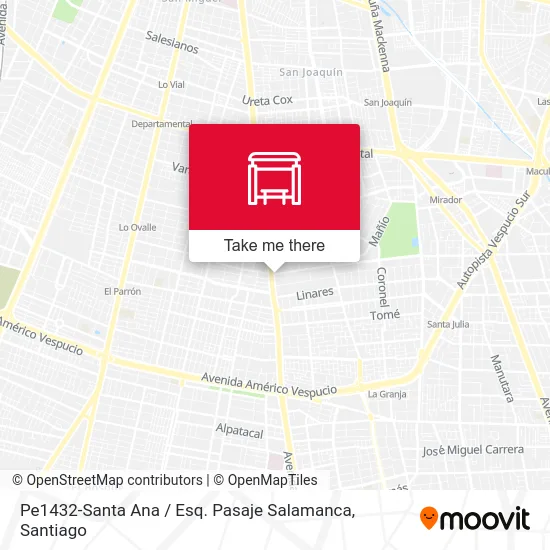 Pe1432-Santa Ana / Esq. Pasaje Salamanca map