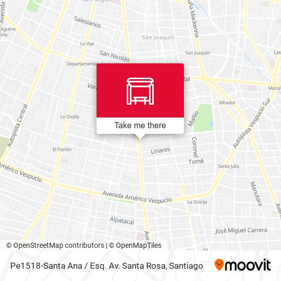 Mapa de Pe1518-Santa Ana / Esq. Av. Santa Rosa