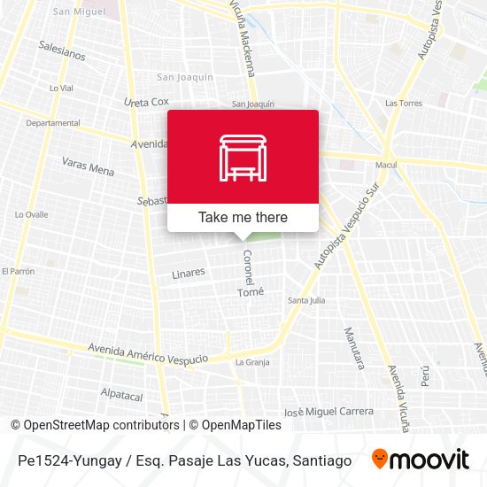 Mapa de Pe1524-Yungay / Esq. Pasaje Las Yucas