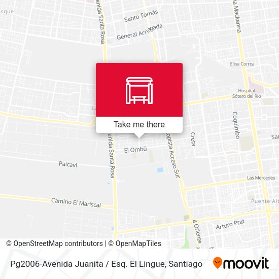 Mapa de Pg2006-Avenida Juanita / Esq. El Lingue