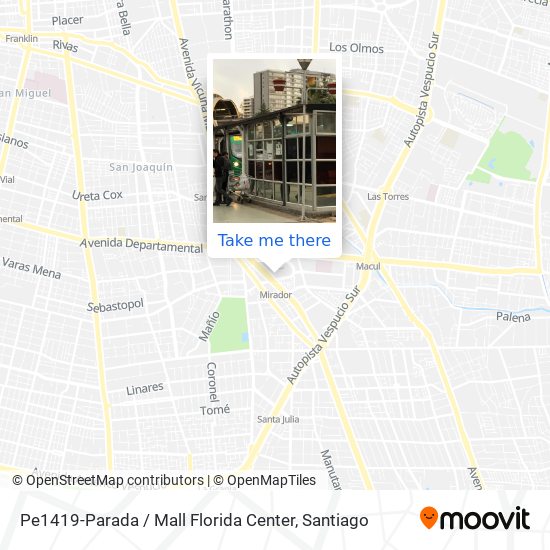 Pe1419-Parada / Mall Florida Center map