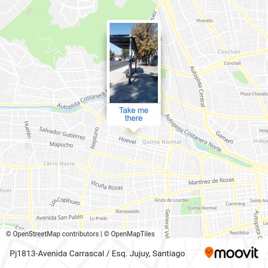Mapa de Pj1813-Avenida Carrascal / Esq. Jujuy