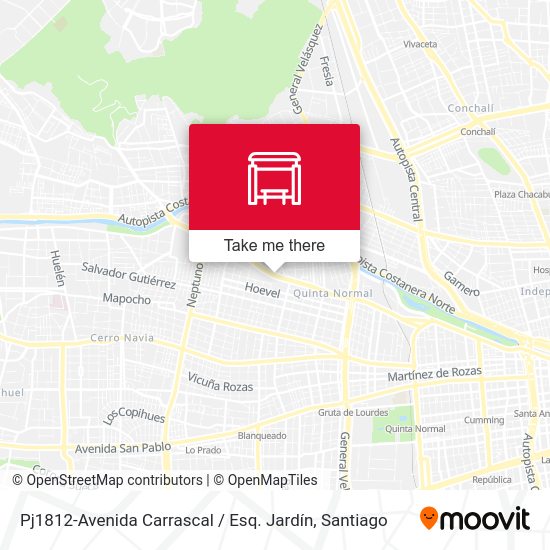 Pj1812-Avenida Carrascal / Esq. Jardín map