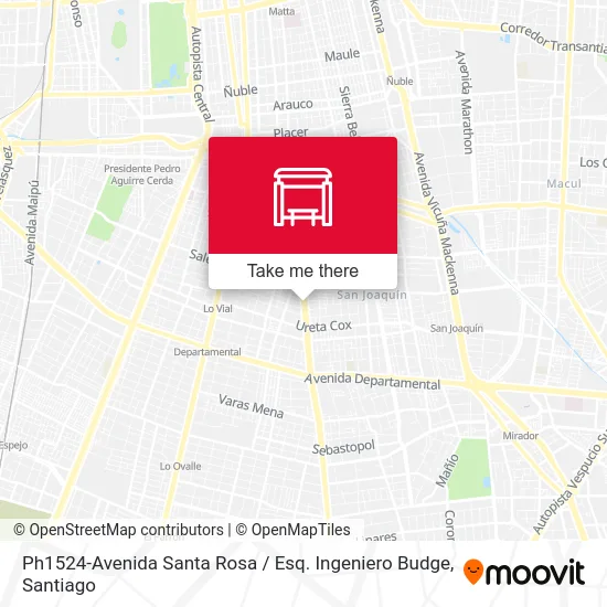 Ph1524-Avenida Santa Rosa / Esq. Ingeniero Budge map