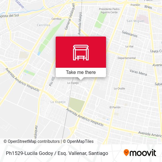 Mapa de Ph1529-Lucila Godoy / Esq. Vallenar