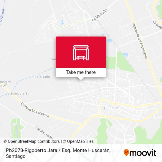 Pb2078-Rigoberto Jara / Esq. Monte Huscarán map
