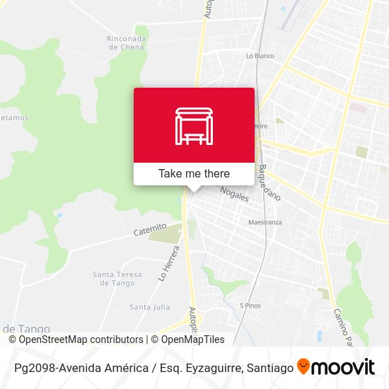Pg2098-Avenida América / Esq. Eyzaguirre map
