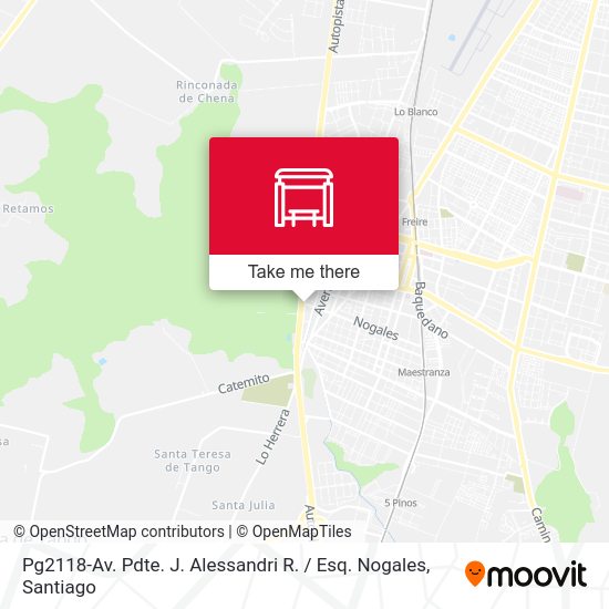 Mapa de Pg2118-Av. Pdte. J. Alessandri R. / Esq. Nogales