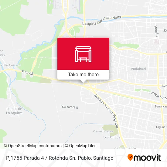 Pj1755-Parada 4 / Rotonda Sn. Pablo map