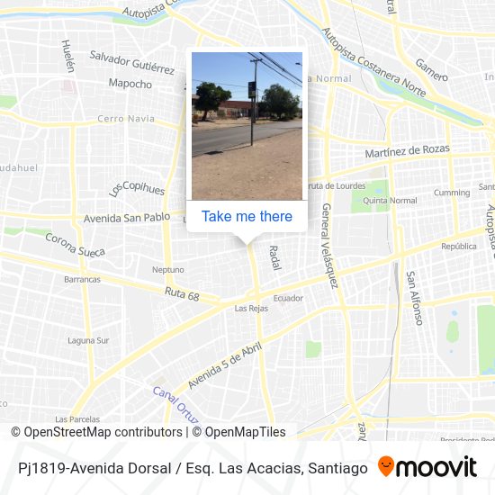 Pj1819-Avenida Dorsal / Esq. Las Acacias map
