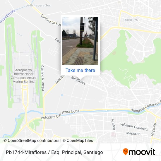 Pb1744-Miraflores / Esq. Principal map