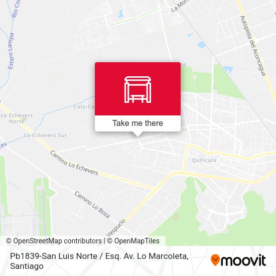 Pb1839-San Luis Norte / Esq. Av. Lo Marcoleta map