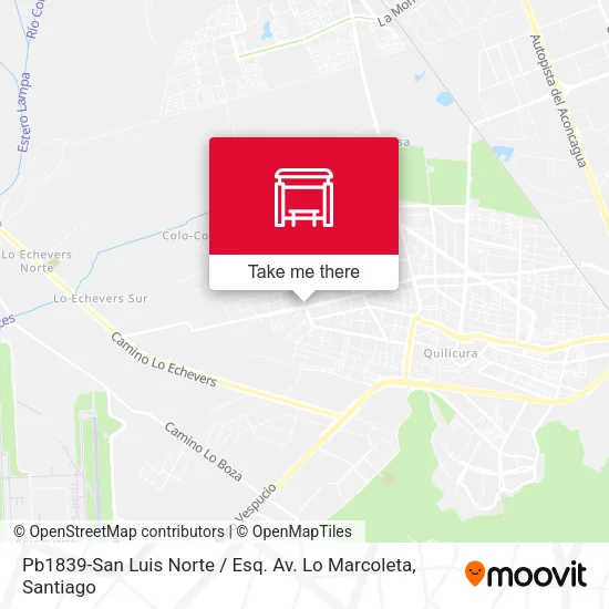 Pb1839-San Luis Norte / Esq. Av. Lo Marcoleta map
