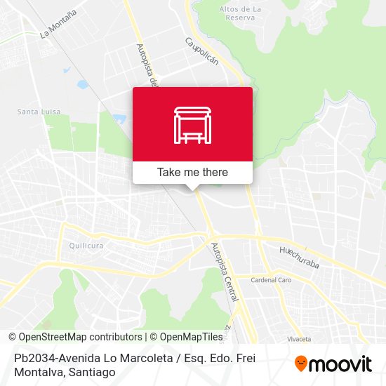 Pb2034-Avenida Lo Marcoleta / Esq. Edo. Frei Montalva map
