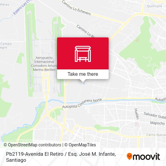 Pb2119-Avenida El Retiro / Esq. José M. Infante map