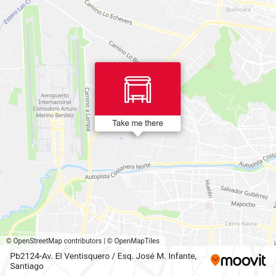 Mapa de Pb2124-Av. El Ventisquero / Esq. José M. Infante
