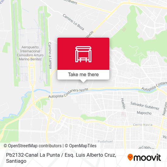 Mapa de Pb2132-Canal La Punta / Esq. Luis Alberto Cruz