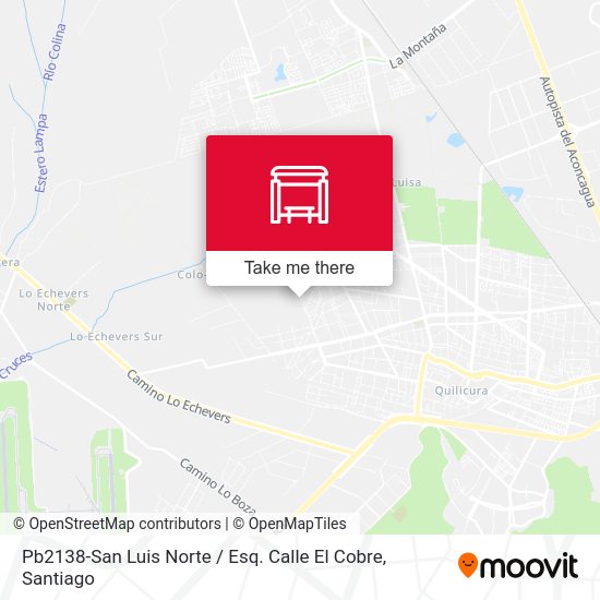 Pb2138-San Luis Norte / Esq. Calle El Cobre map