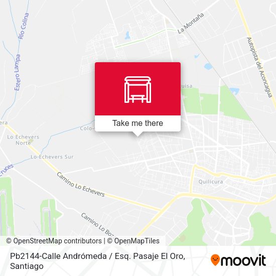 Pb2144-Calle Andrómeda / Esq. Pasaje El Oro map