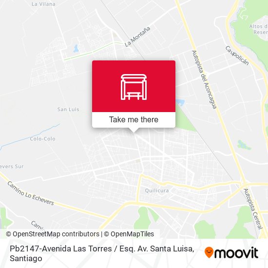 Pb2147-Avenida Las Torres / Esq. Av. Santa Luisa map