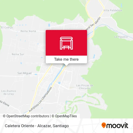 Caletera Oriente - Alcazar map