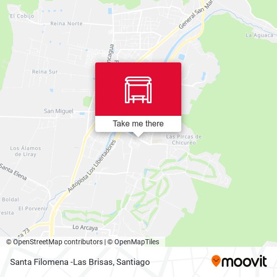 Mapa de Santa Filomena -Las Brisas