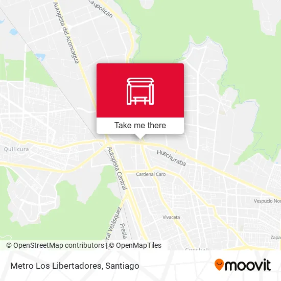 Metro Los Libertadores map