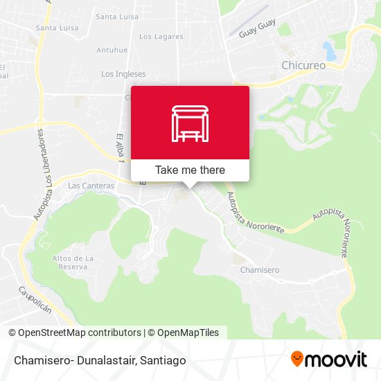 Mapa de Chamisero- Dunalastair