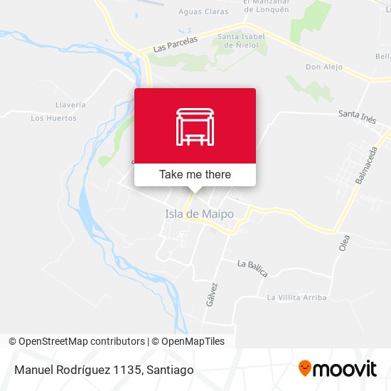 Manuel Rodríguez 1135 map