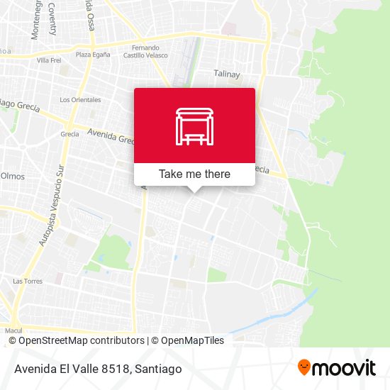Avenida El Valle 8518 map