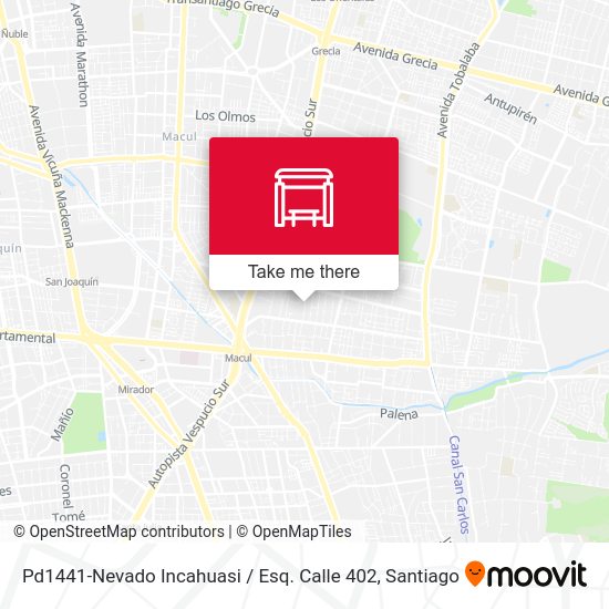 Mapa de Pd1441-Nevado Incahuasi / Esq. Calle 402