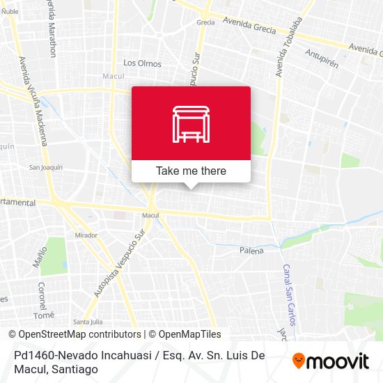 Pd1460-Nevado Incahuasi / Esq. Av. Sn. Luis De Macul map