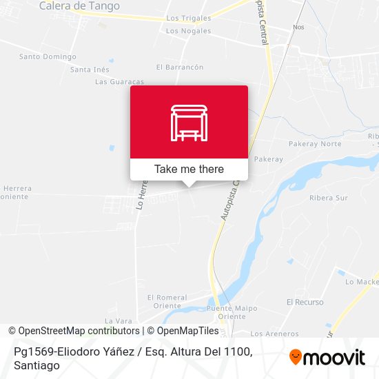 Mapa de Pg1569-Eliodoro Yáñez / Esq. Altura Del 1100